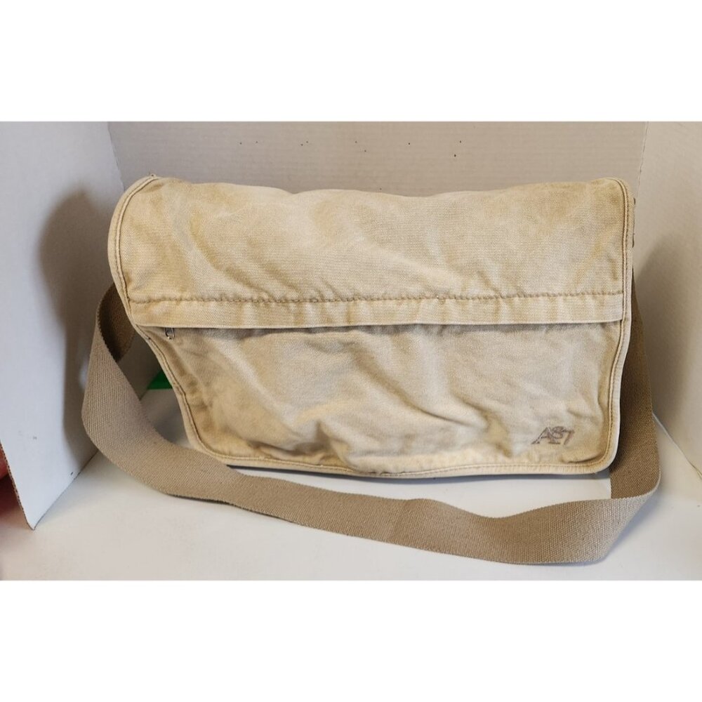 Aeropostale A87 Y2K Chunky Military Messenger Crossbody Flap Ba